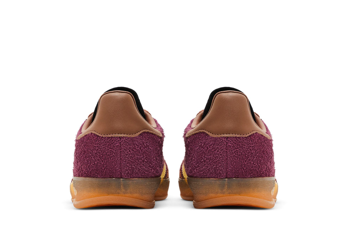 Adidas Gazelle Indoor Maroon Almost Yellow