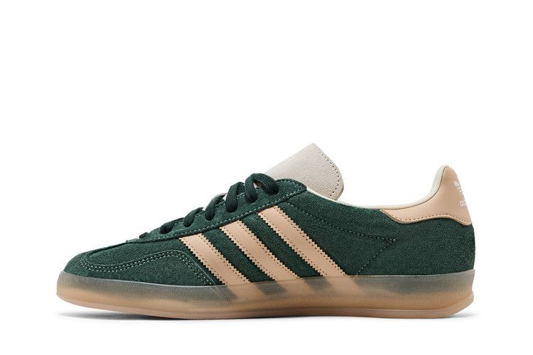 Adidas Gazelle Indoor Shadow Green Warm Sandstone