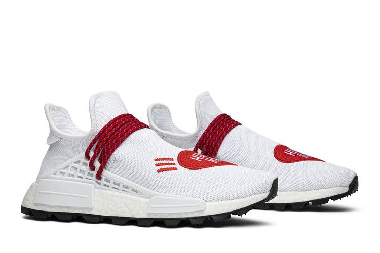 Adidas NMD HU Pharrell Human Made White Red