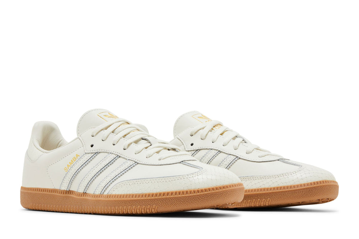 Adidas Samba Core White Snakeskin