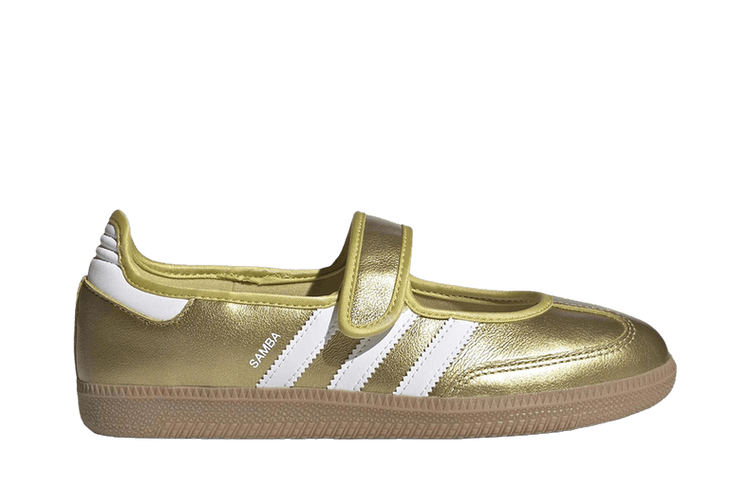 Adidas Samba Jane Gold Metallic White