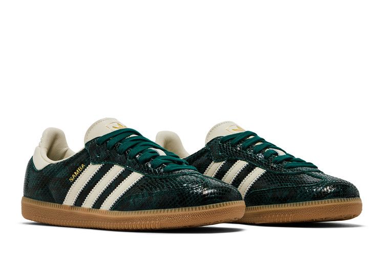 Adidas Samba OG Black Cream White Collegiate Green