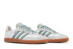 Adidas Samba OG  Cloud White Silver Green