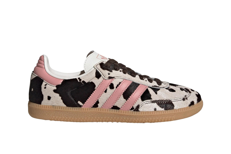 Adidas Samba OG Cow Print Dark Brown Wonder Mauve