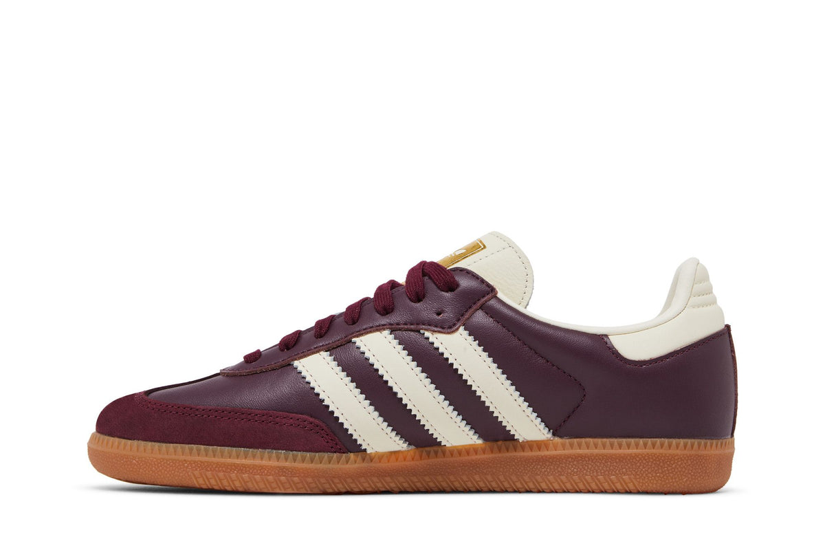 Adidas Samba OG Maroon Gold Metallic