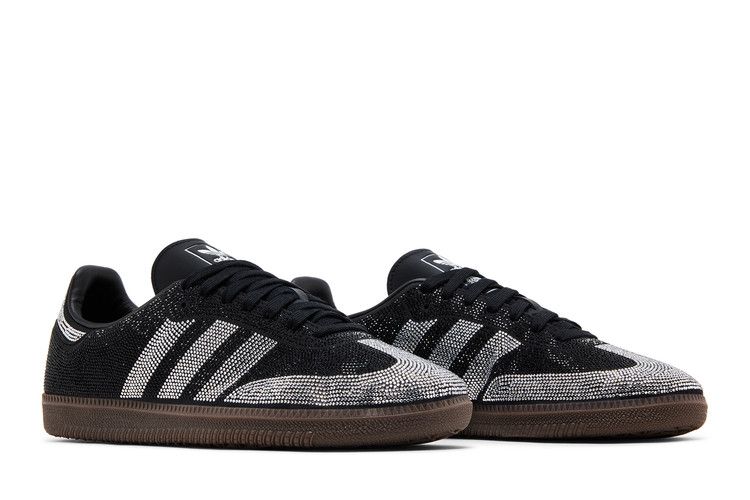 Adidas Samba OG Rhinestone Black Silver