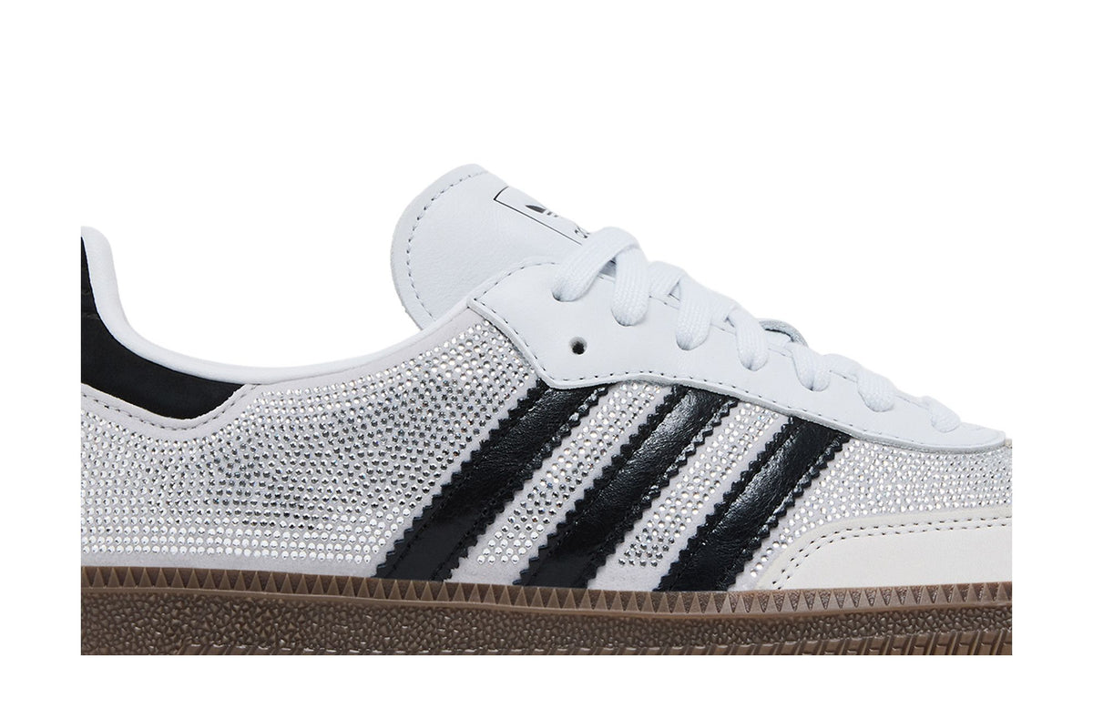 Adidas Samba OG Rhinestone Crystal White Silver