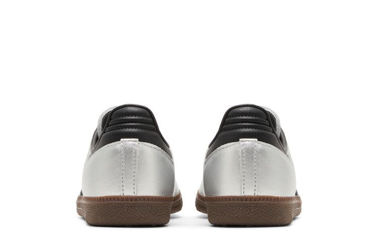 Adidas Samba OG Silver Metallic Black Gum