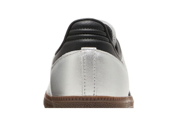 Adidas Samba OG Silver Metallic Black Gum