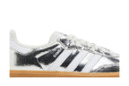 Adidas Samba OG Silver Metallic Cracked Leather