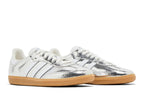 Adidas Samba OG Silver Metallic Cracked Leather