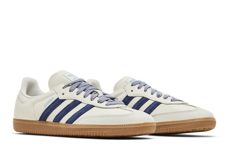 Adidas Samba Off White Dark Blue