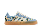 Adidas Sambae Liberty London Floral Embroidery Blue Cream White