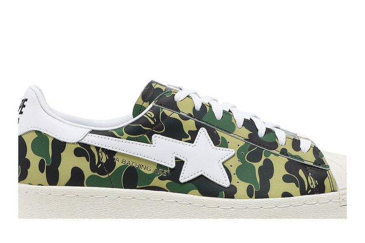 Adidas Superstar Bape ABC Camo Green
