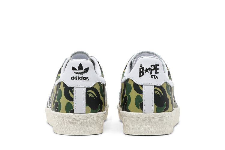 Adidas Superstar Bape ABC Camo Green
