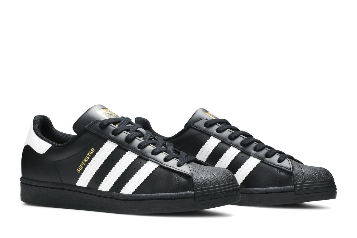 Adidas Superstar Core Black Cloud White Gold