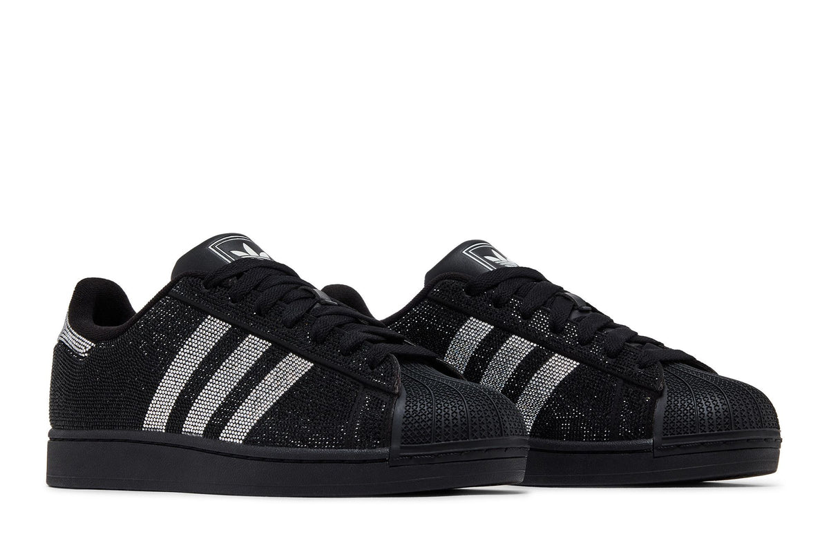 Adidas Superstar II Rhinestone Black Silver