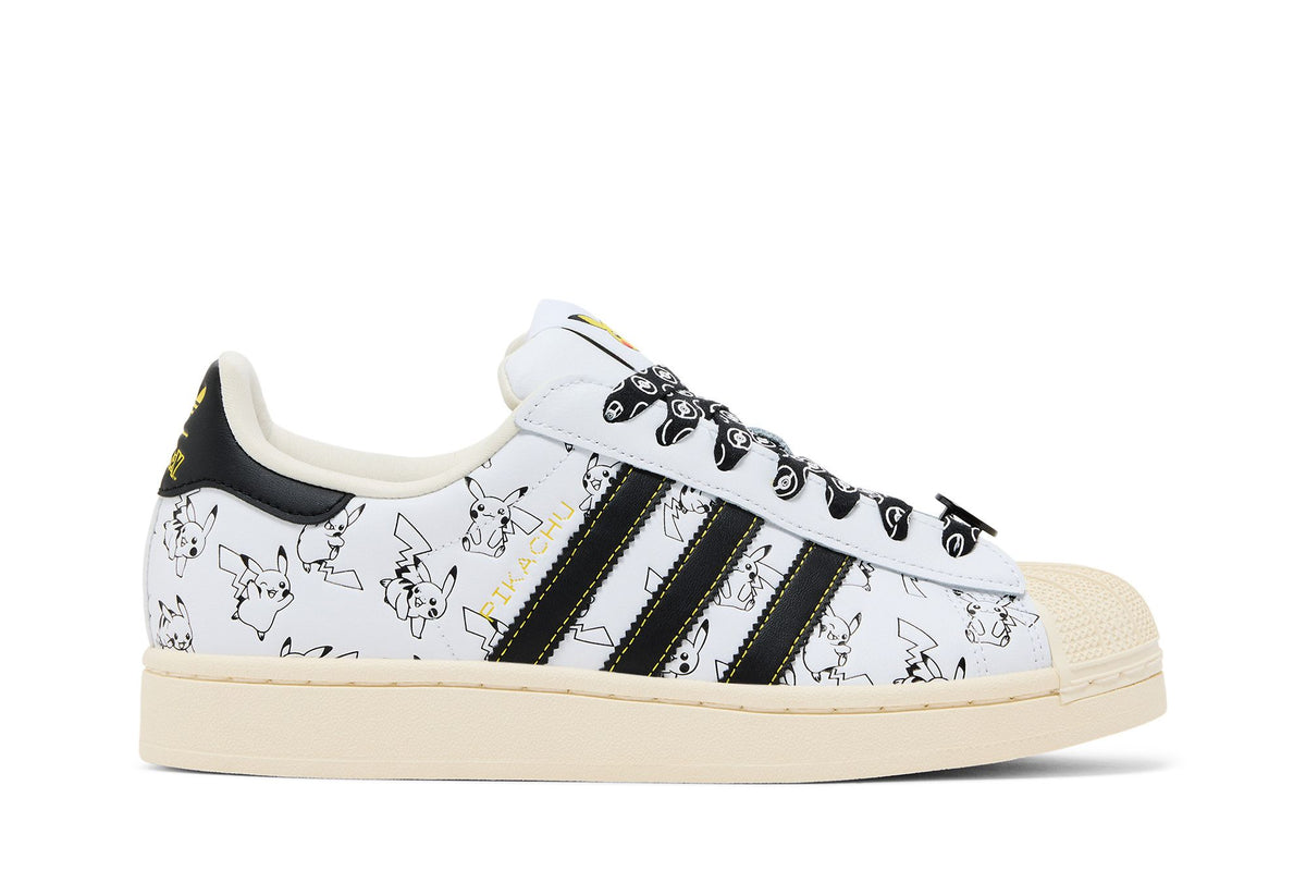 Adidas Superstar Pokémon Pikachu White