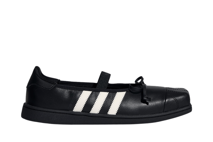 Adidas Superstar Square Toe Ballet JENNIE Black Offf White