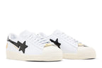 Adidas Superstar Vintage Bape White Black