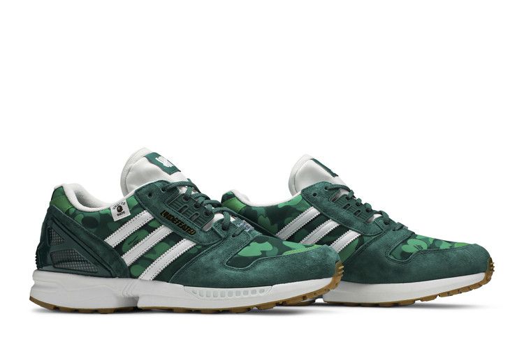 Adidas ZX 8000 Bape Undefeated Green
