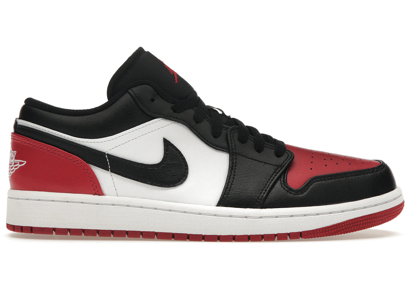 Air Jordan 1 Low Bred Toe 2.0 - 553558-161