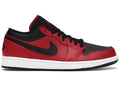 Air Jordan Air Jordan 1 Low Reverse Bred Pebbled Swoosh - 553558-605