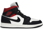 Air Jordan Air Jordan 1 Mid Black Gym Red - BQ6472-061