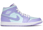 Air Jordan Air Jordan 1 Mid Purple Aqua - 554724-500
