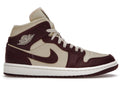Air Jordan Air Jordan 1 Mid Split Beach Cherrywood Red - DR0501-200