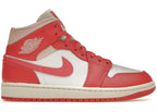 Air Jordan Air Jordan 1 Mid Strawberries And Cream - BQ6472-186