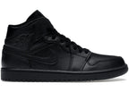 Air Jordan Air Jordan 1 Mid Triple Black (2022) - 554724-093 / 554725-093
