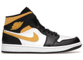 Air Jordan Air Jordan 1 Mid White Pollen Black - 554724-177 / 554725-177