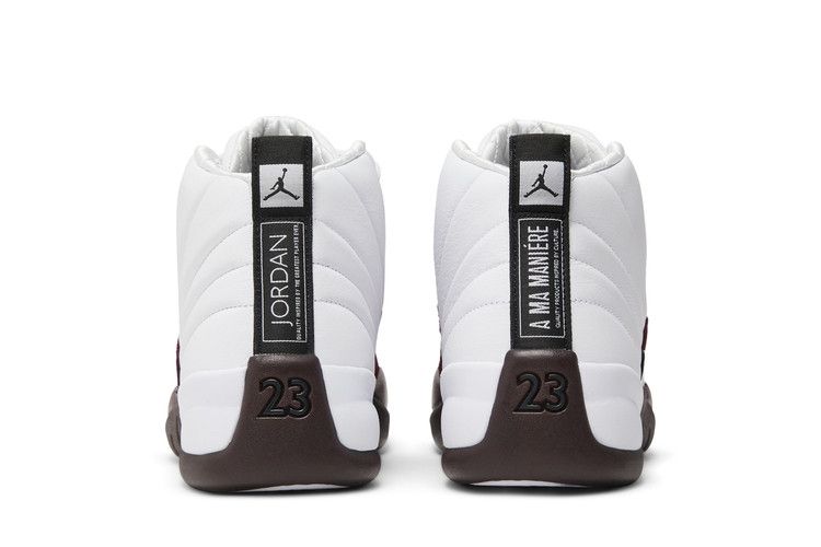Air Jordan 12 Retro SP A Ma Maniére White Burgundy Crush