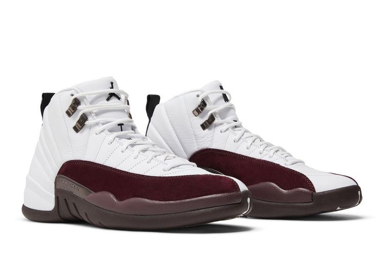 Air Jordan 12 Retro SP A Ma Maniére White Burgundy Crush