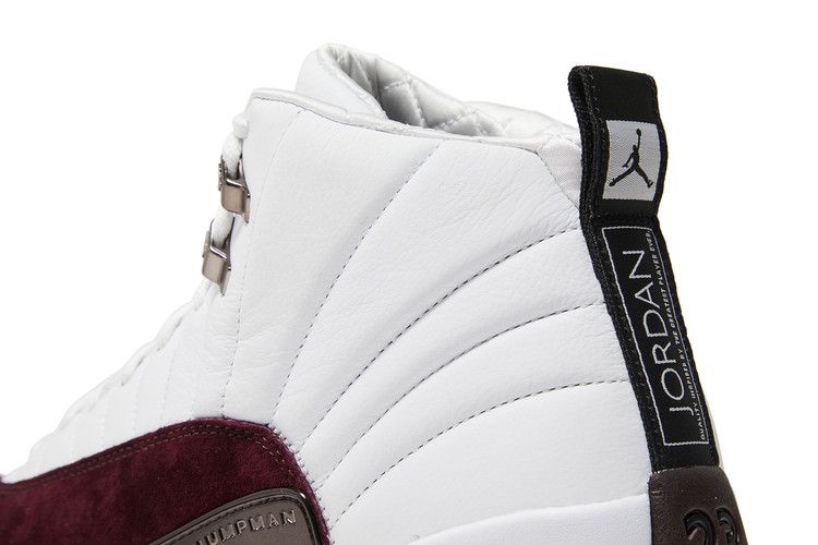 Air Jordan 12 Retro SP A Ma Maniére White Burgundy Crush