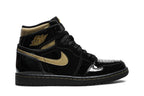 Air Jordan 1 High Black Metallic Gold