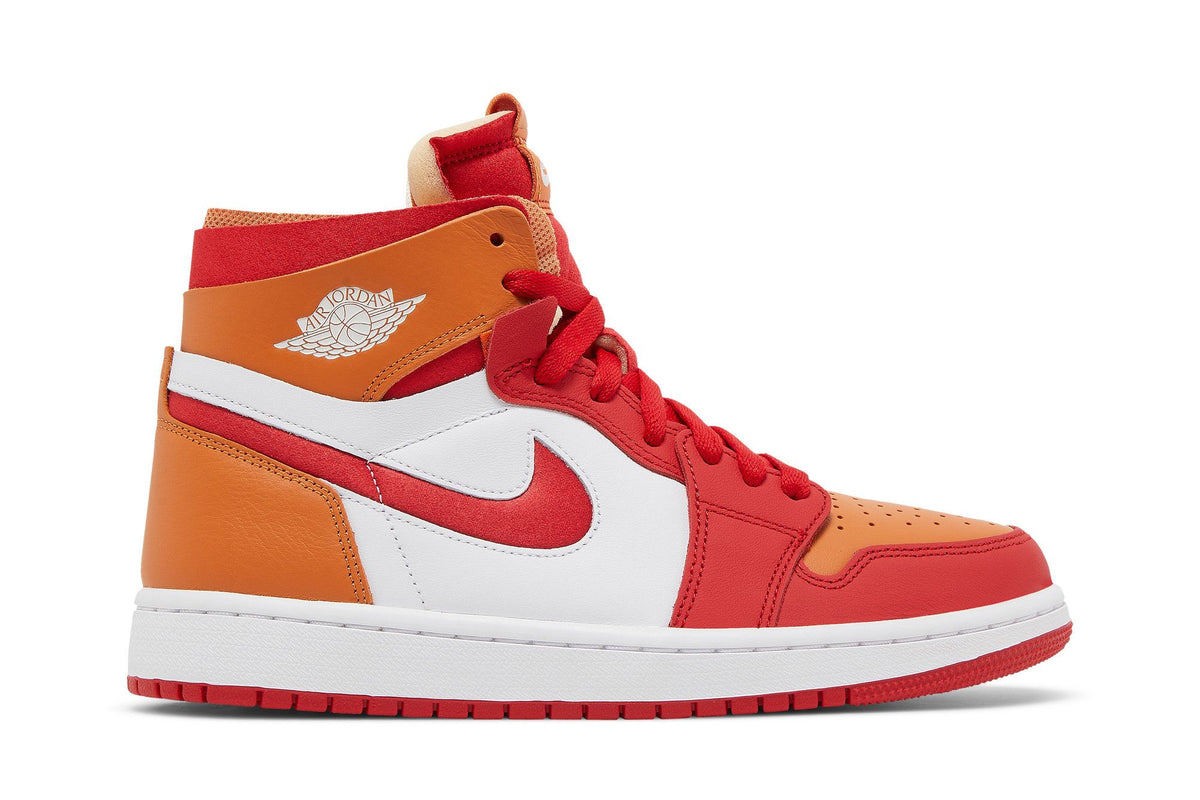 Air Jordan 1 High Zoom Air CMFT Fire Red Hot Curry