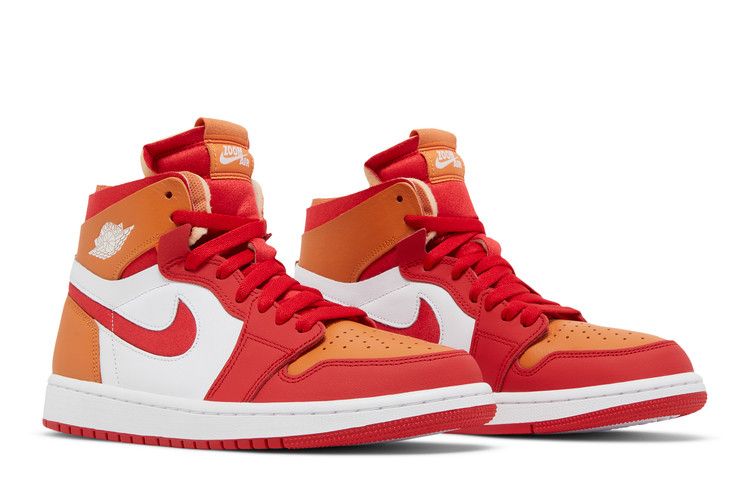 Air Jordan 1 High Zoom Air CMFT Fire Red Hot Curry