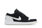 Air Jordan 1 Low Black White Diamond