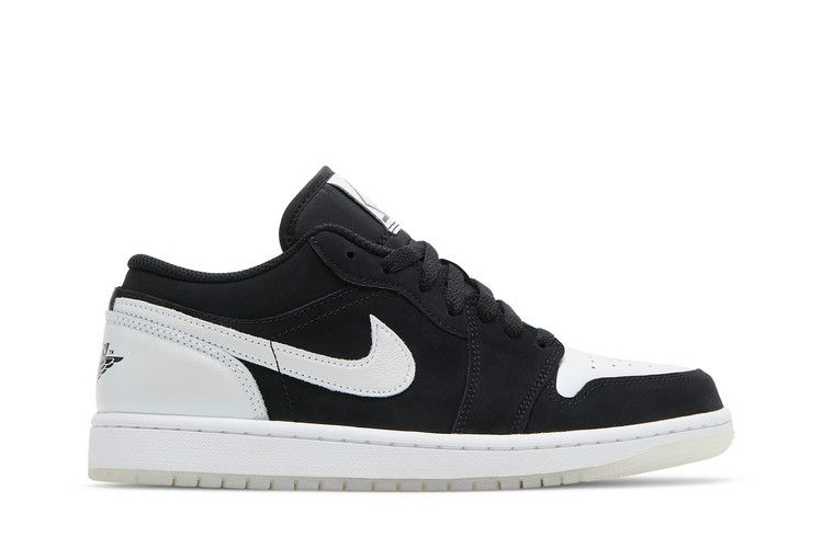 Air Jordan 1 Low Black White Diamond