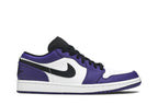 Air Jordan 1 Low Court Purple White