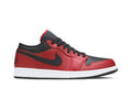 Air Jordan 1 Low Reverse Bred Pebbled Swoosh