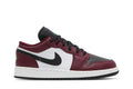 Air Jordan 1 Low SE Dark Beetroot Black Roma Green