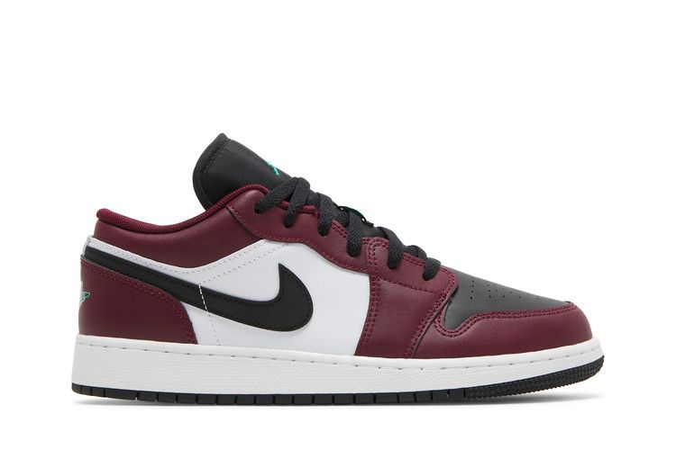 Air Jordan 1 Low SE Dark Beetroot Black Roma Green