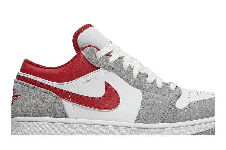 Air Jordan 1 Low SE Light Smoke Grey Gym Red