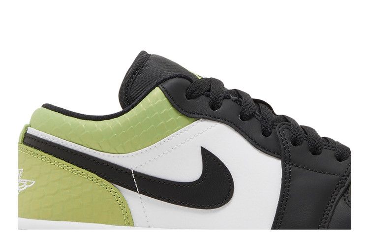 Air Jordan 1 Low Vivid Green Snakeskin