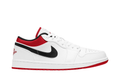 Air Jordan 1 Low White University Red Black