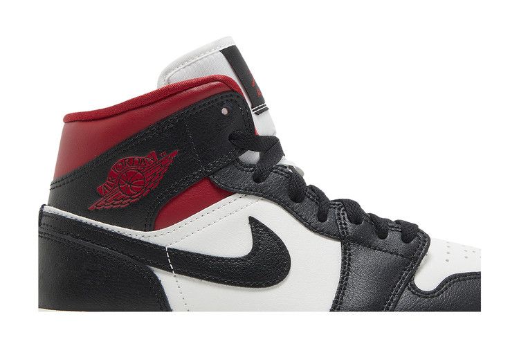 Air Jordan 1 Mid Black Gym Red