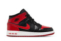 Air Jordan 1 Mid Bred Text